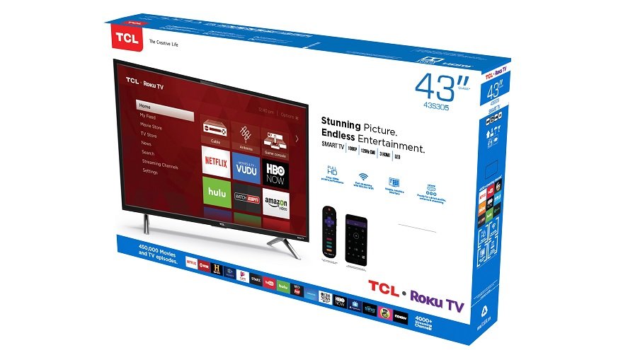 TCL 43S305 43-Inch 1080p Roku Smart LED TV Reviews